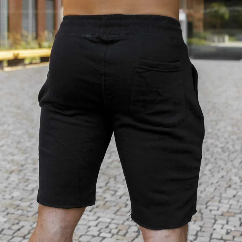 Мужские пляжные шорты-бермуды Короткие хлопковые спортивные шорты для фитнеса