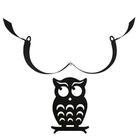 black iron owl toilet paper holder wall mounted paper roll kitchen bathroom p15d