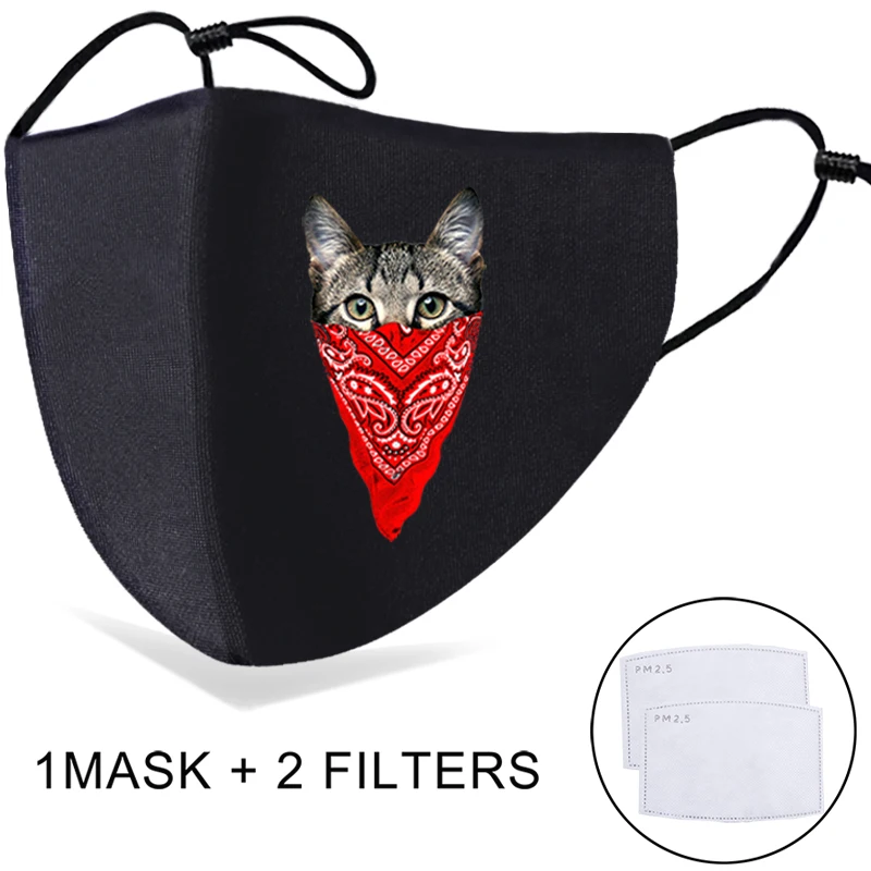 

Cat Rawr Mouth Face Mask Fashion Kpop Mouth Muffle Mascarillas Lavables Masque Tapabocas Mascherine Mondmaskers Maske Cubrebocas