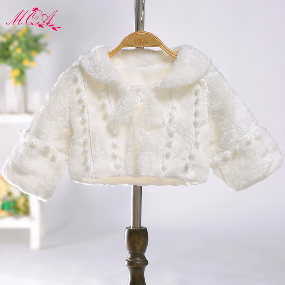 2022 Warm Girl Cardiagan Jacket Girls Yellow Fur Coat Shrug To Match Dress Clothes for 2 3 4 6 8 10 Yeas Old OKC196004 | Детская одежда