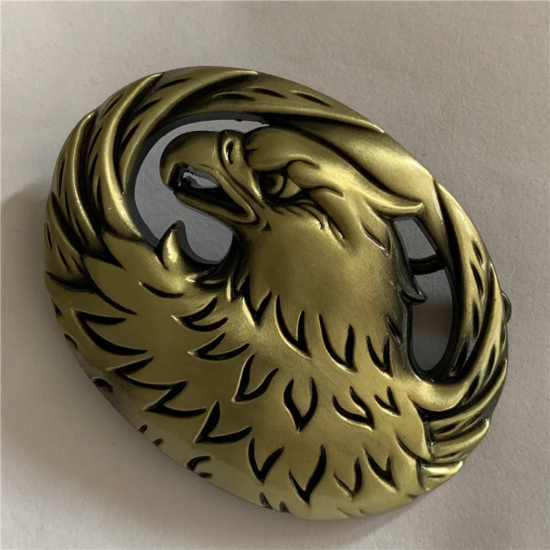 Retail Fashion Men's 3D Bronze Eagle Metal Belt Buckle For Woman Man Belts Jewelry Accessories Fit 4cm Wide |