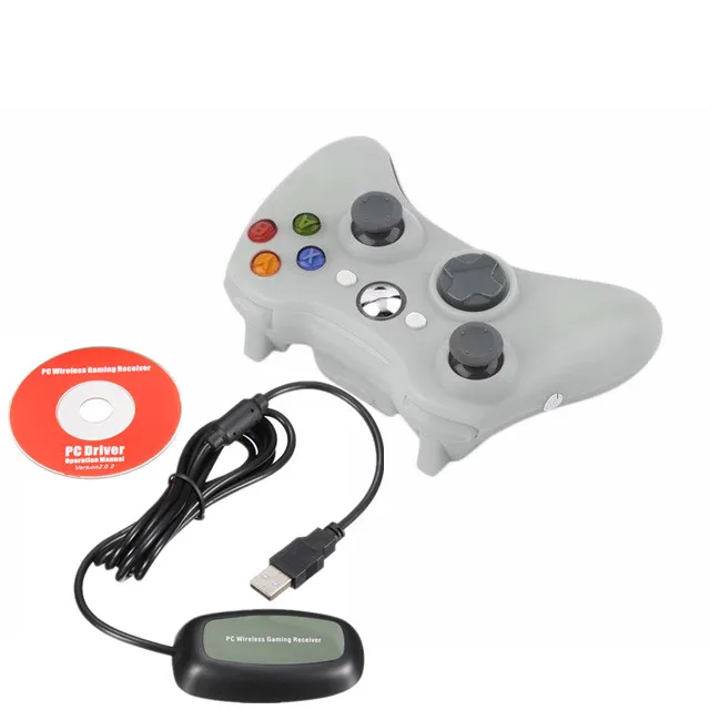 Game Wireless Controller Gamepad Joystick And Bluetooth PC Receiver For Microsoft XBOX360 Console With Windows 7 810 XP Vista |