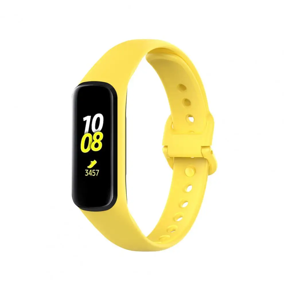 

Solid Color Silicone Smart Bracelet Strap Replacement for Samsung Galaxy Fit 2