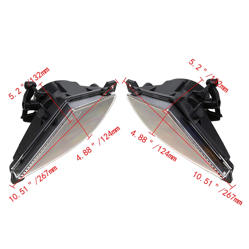 Противотуманные фары POSSBAY для BMW E60 E61 5 серии 2007-2010 желтые галогенные передние и
