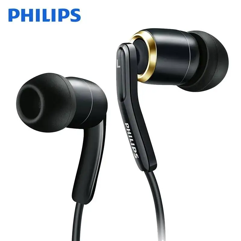 Оригинальные высокоточные Наушники philips SHE9730 с l образной изогнутой вилкой
