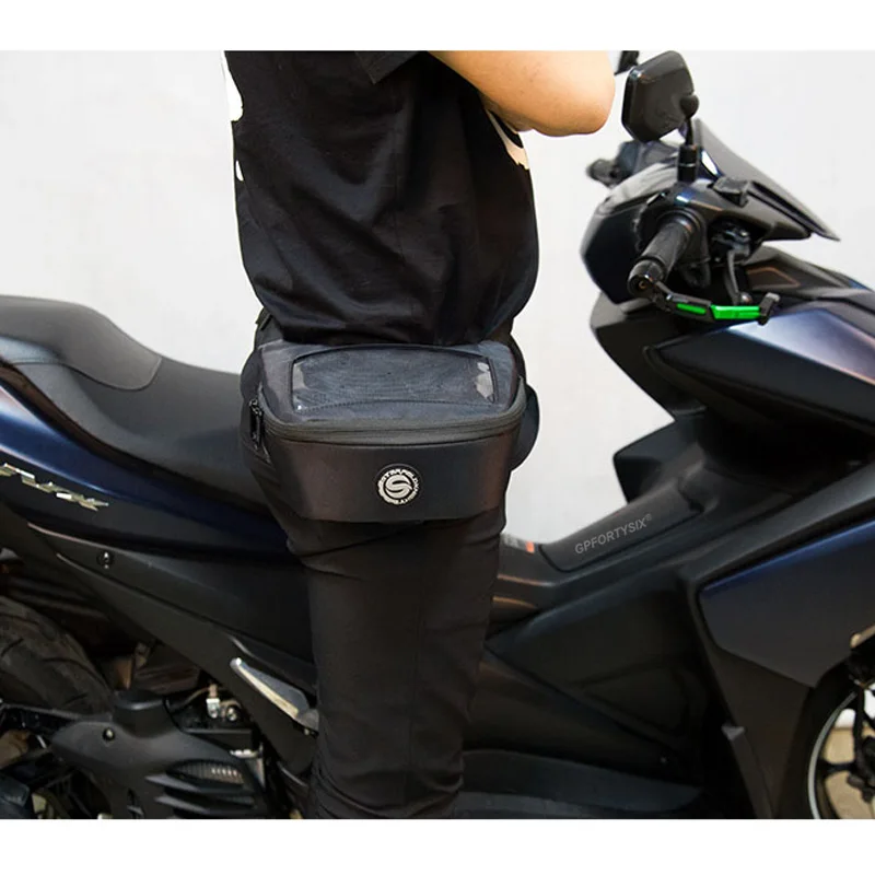 

New Upgraded Waterproof Front Motorcycle Bag Motorcycle Waist Bag Motorcycle Front Windshield Bags Handlebar Storage Container #
