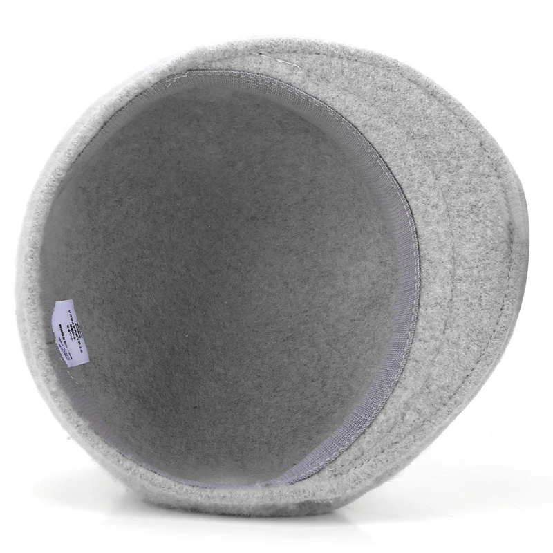 Берет женский шерстяной однотонный Повседневная зимняя шапка в английском стиле