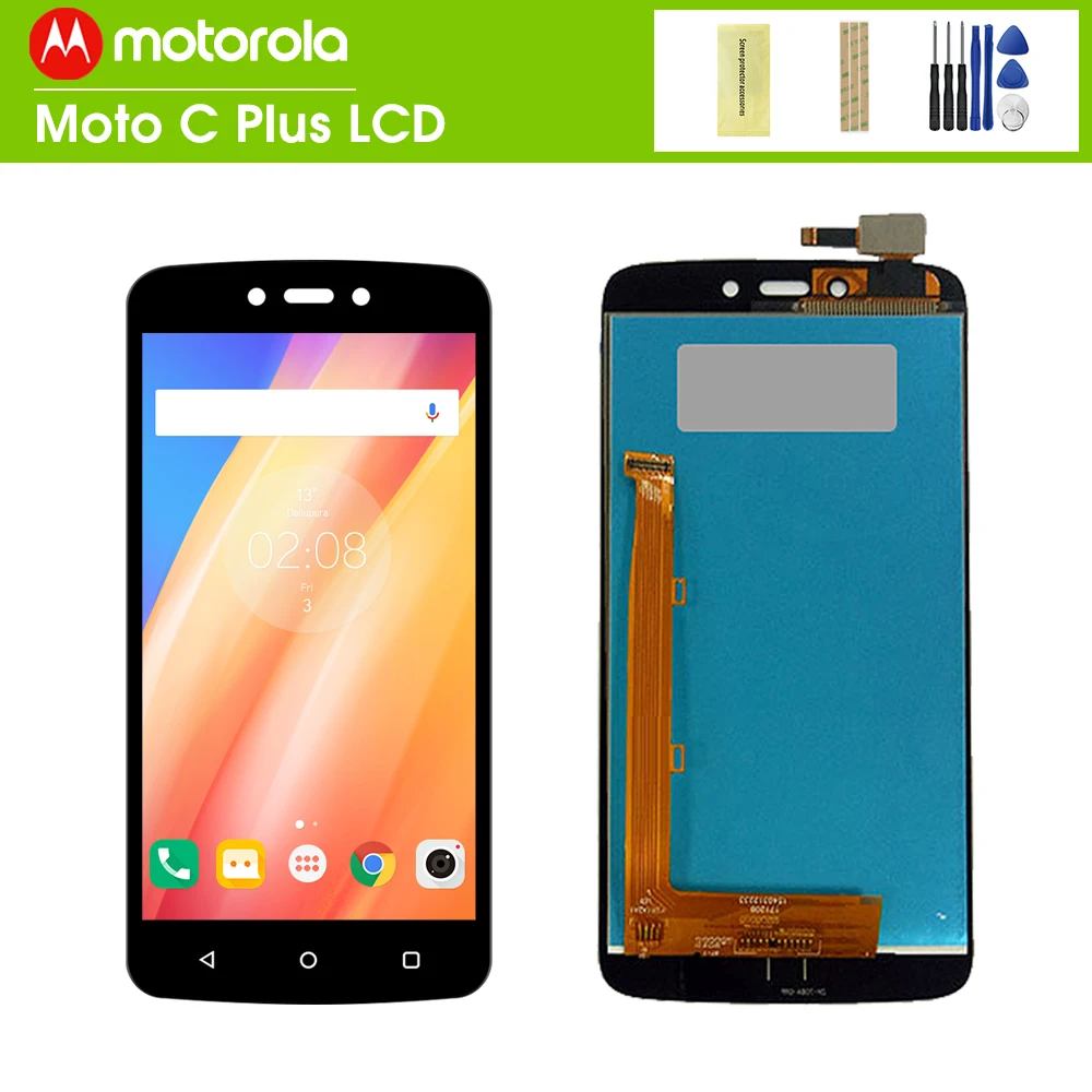 ЖК дисплей 5 0 дюйма для Motorola Moto C Plus CPlus XT1721 XT1722 XT1723 XT1724 сенсорный экран в сборе