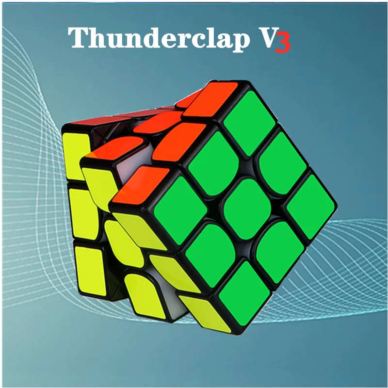 Thunderclap V3 M 3x3x3 Магнитный магический куб QY MoFangGe Magic/Обычная профессиональная