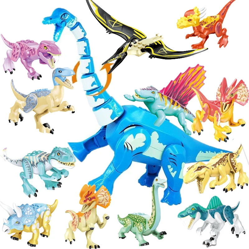 Распродажа комплектов детской динозавров тираннозавр рекс Строительный набор