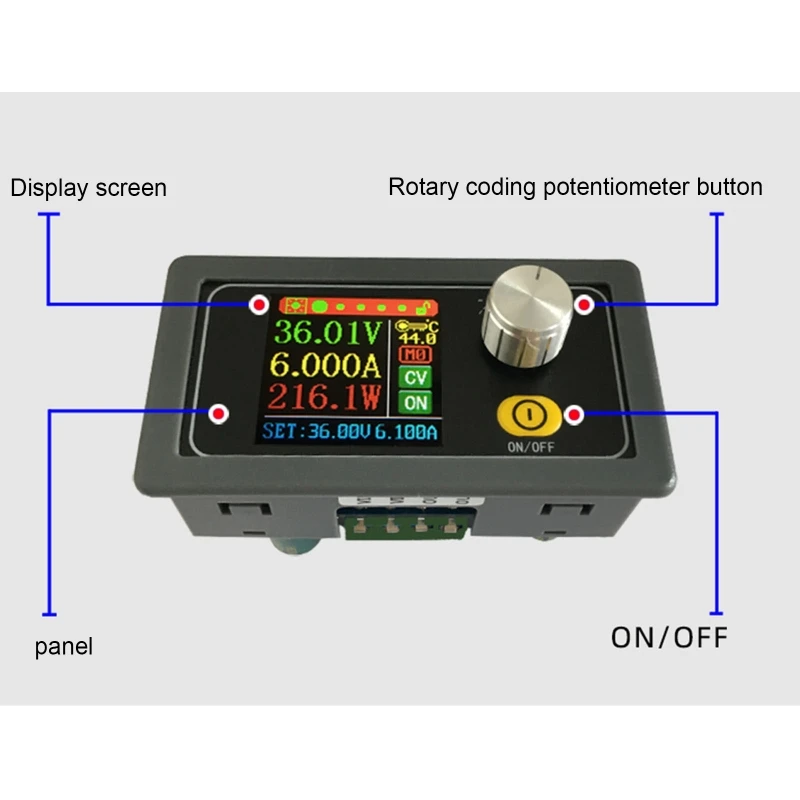

Power Supply Module LED Display CNC Adjustment Safe Power Supply Multiple Protection Functions