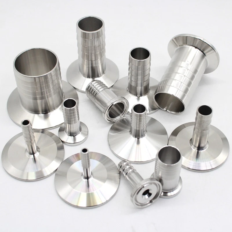

Free Shipping OD 8MM-51MM Stainless Steel SS304 Sanitary Hose Barb Pipe Fitting Ferrule OD 50.5mm-64mm fit 1.5" 2.5“ Tri Clamp