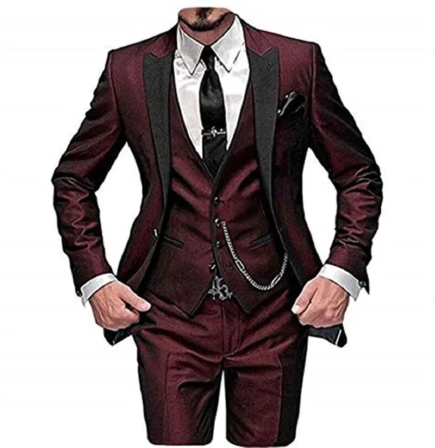 Черный мужской костюм для свадебной вечеринки 2019 Костюм Под заказ свадебный