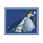 Набор для вышивки крестиком Joy Sunday The Moon Fairy 4, 11CT напечатанный холст 14CT DMC, наборы для вышивки крестиком