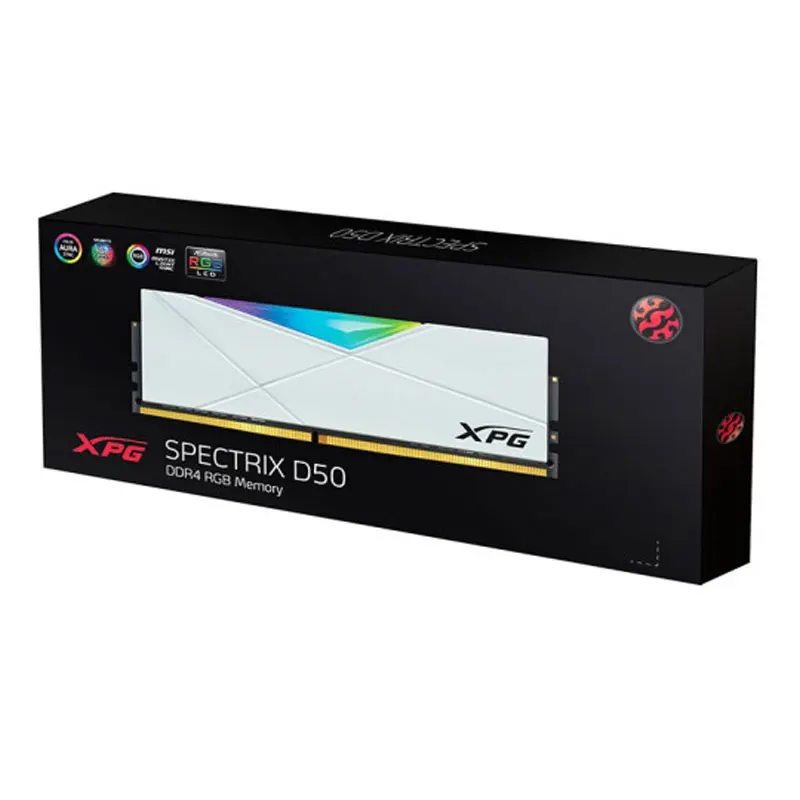 ADATA XPG Spectrix D50 RGB светодиодный 3200 МГц 3600 8Gx2 DDR4 XMP 2 0 16GX2 DIMM память | Компьютеры и офис