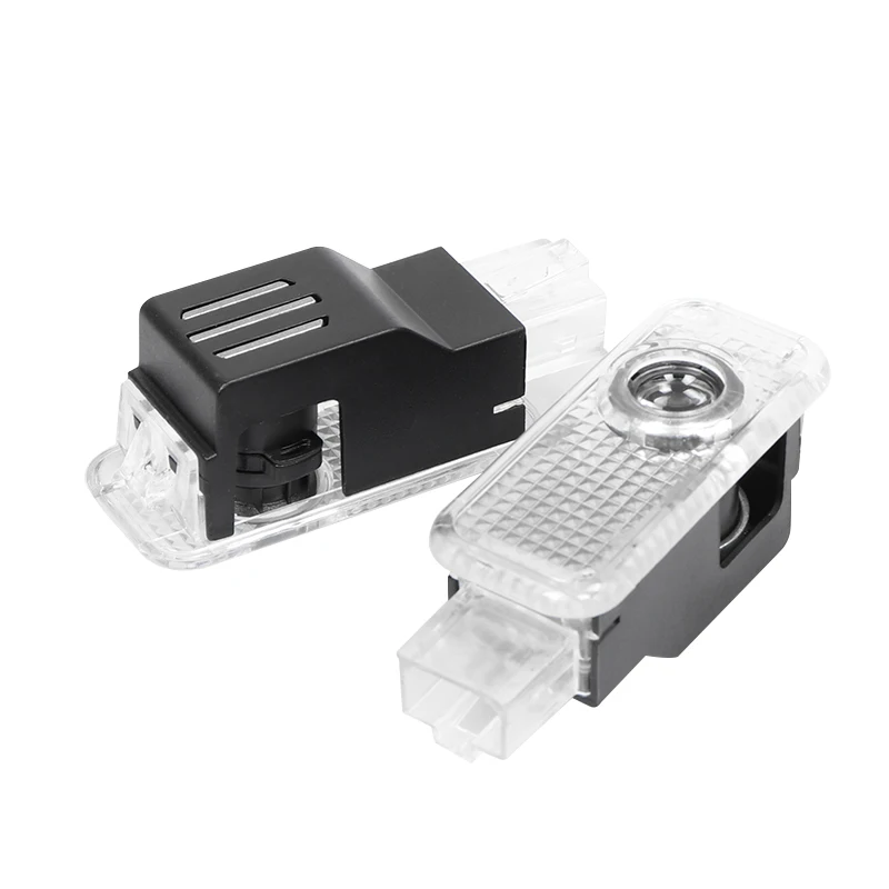 2 шт. двери автомобиля светильник светодиодный проектор лампы для Audi A3 A4 B5 B6 B7 B8 A5 C5