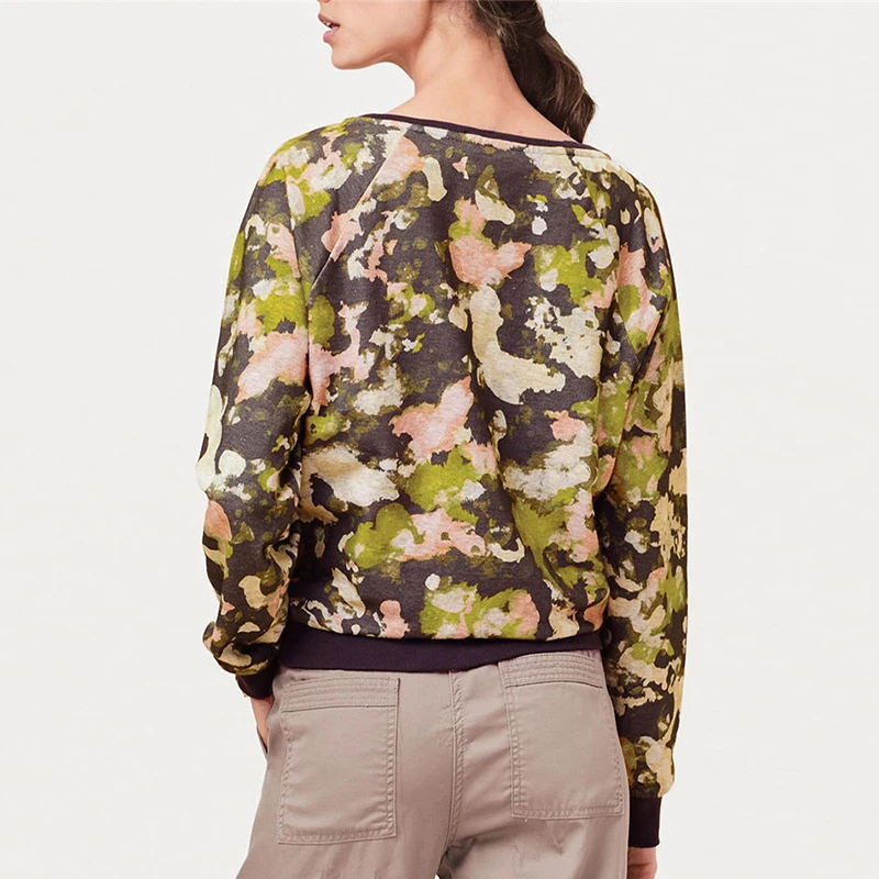 

Print Sweatshirt Women Long Sleeve Hoodie 2019 Autumn O Neck Casual Jumper Pullover Tops Fashion Painting Hoodies Sudadera Mujer