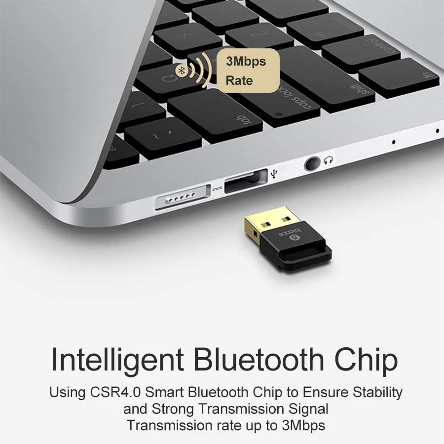 Biaze USB Bluetooth адаптер 4 0 для компьютера ПК Беспроводная мышь динамик Музыка Аудио
