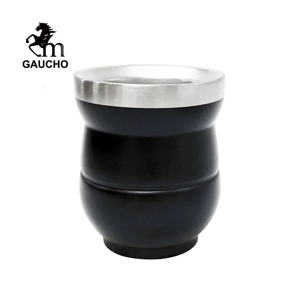120 шт./лот Gaucho Yerba Mate Gourds 150 мл чашки из нержавеющей стали Calabash заварник для чая с