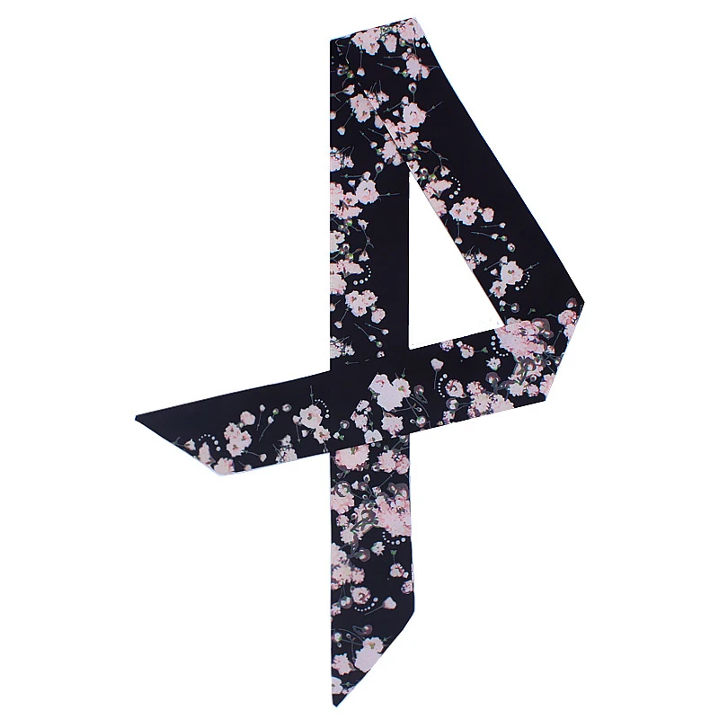 

New Brand Silk Scarf For Women Small Long Skinny Scarves Woman Bag Accessories Ribbon