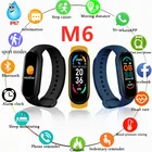Смарт-часы M6 унисекс, спортивные, для Apple, Huawei, Xiaomi Mi, 2021, глобальная версия