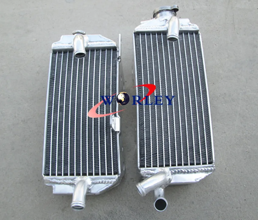 R & L алюминиевый радиатор для Honda CRF450R CRF450 CRF 450R 2013 2014 13 14|Радиаторы и запчасти| |