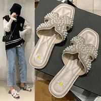 summer new fashion xiao zouju sandal outside 2020 string bead wedges low 1cm 3cm breathable non slip high quality sandals women