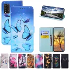 Чехол-бумажник для Xiaomi Redmi 9 T, флип-чехол из искусственной кожи для Xiaomi Redmi 9 T, 9 T, Redmi9T, чехол-книжка с подставкой и держателем для карт