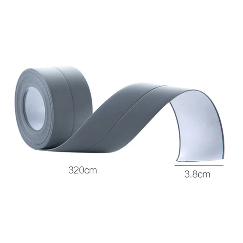 

3.2m Kitchen Sink Sealing Strip Tape Bathroom Shower Waterproof Mouldproof Tape Self adhesive Wall Sticker for Kitchen Bathroom
