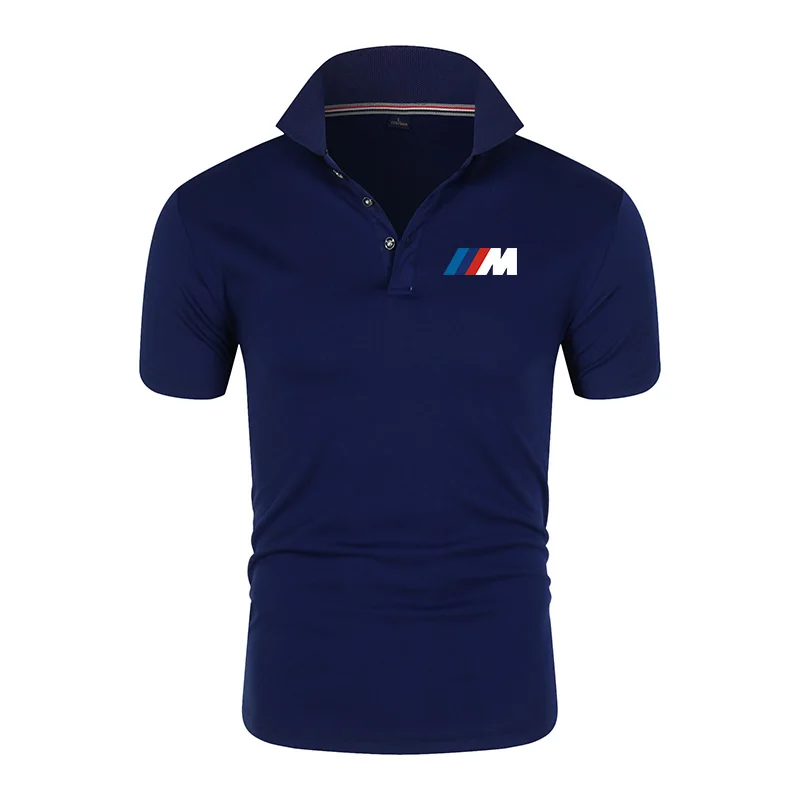 

Men's Brand BMW Polo Shirts Casual Short Sleeve Polo Shirt Male Fashion Business Men Clothing Summer Polo Shirts Homme Tops Tee