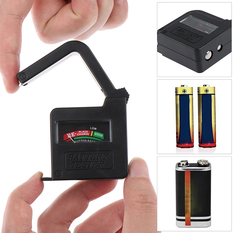

Battery Tester Battery Capacity Checker For AA AAA 9V 1.5V Button Cell Battery