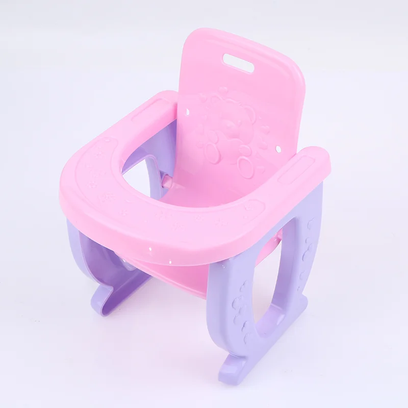 

Doll High Chair Dining Chair Model For 8-12inch Dolls Accessory Doll Eating Chair For Doll House Kitchen Decoration