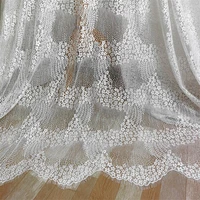 sexy women long dress lace fabric eyelash chantilly lace dyed 1piece3 meters classic design home diy lace