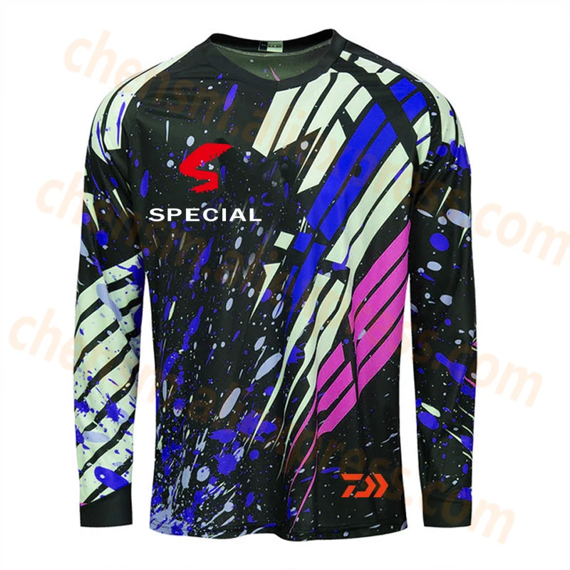 

2020 DAIWA New Fishing Clothing Men Cool Max Sunscreen Anti-uv Breathable Coat Long Sleeve Summer Fishing Size XS-5XL Shirt