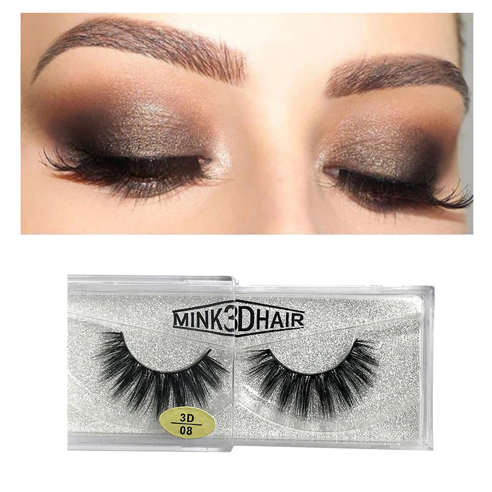 Распродажа! Натуральные накладные ресницы 3D Ручная работа толстые норковые
