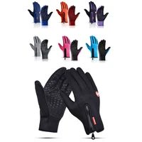 unisex full finger cycling bike gloves winter thermal warm touchscreen gloves for outdoor sports camping hiking motorcycle