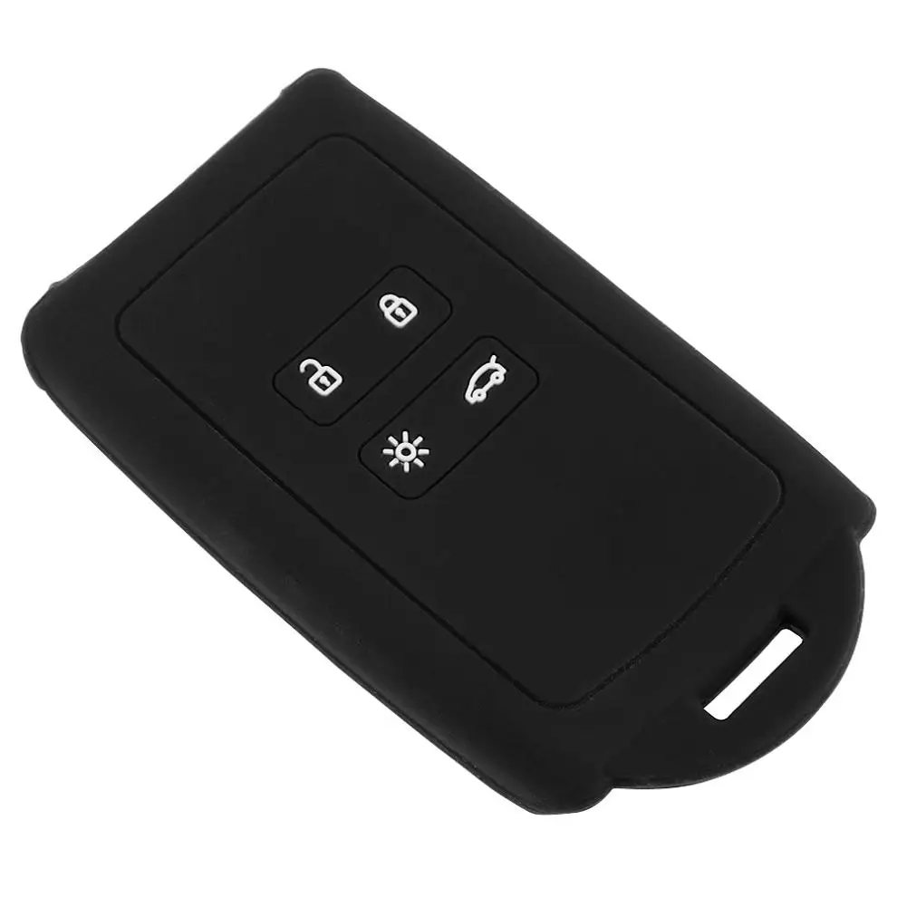 2 цвета кнопки силиконовая прямая пластина Автомобильный ключ защитная крышка