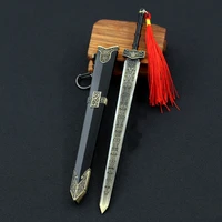 22cm alloy scabbard blade white spirit sword film and television peripheral model props bar ornaments all metal creative toys