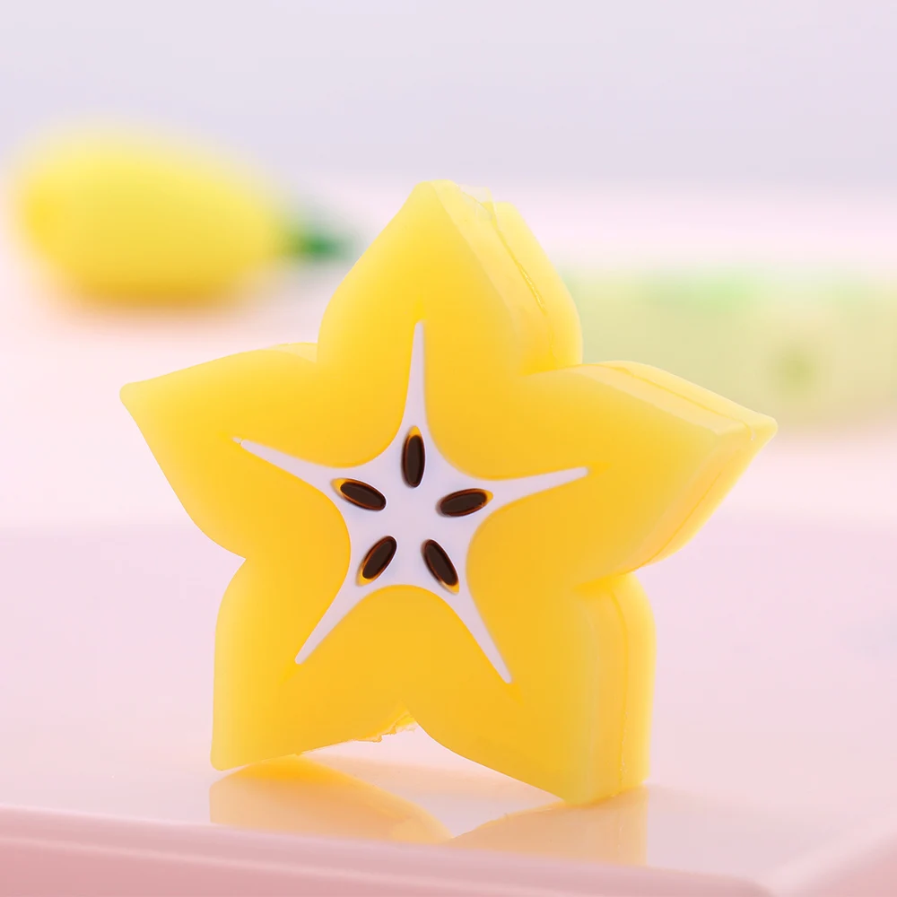 1PC New Cute Cartoon Fruit Cable Bite Phone Charger Protector Cord Data Line Cover Lovely Cell Phone Earphone Wire Accessories