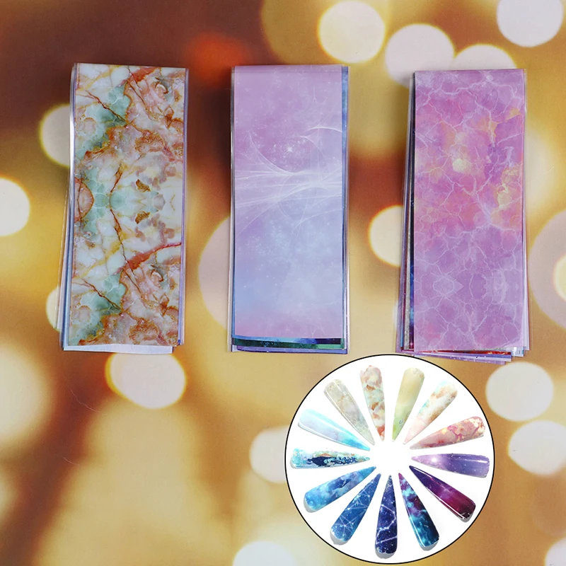 10 рулонов/упаковка Голографическая фольга для ногтей | Красота и здоровье