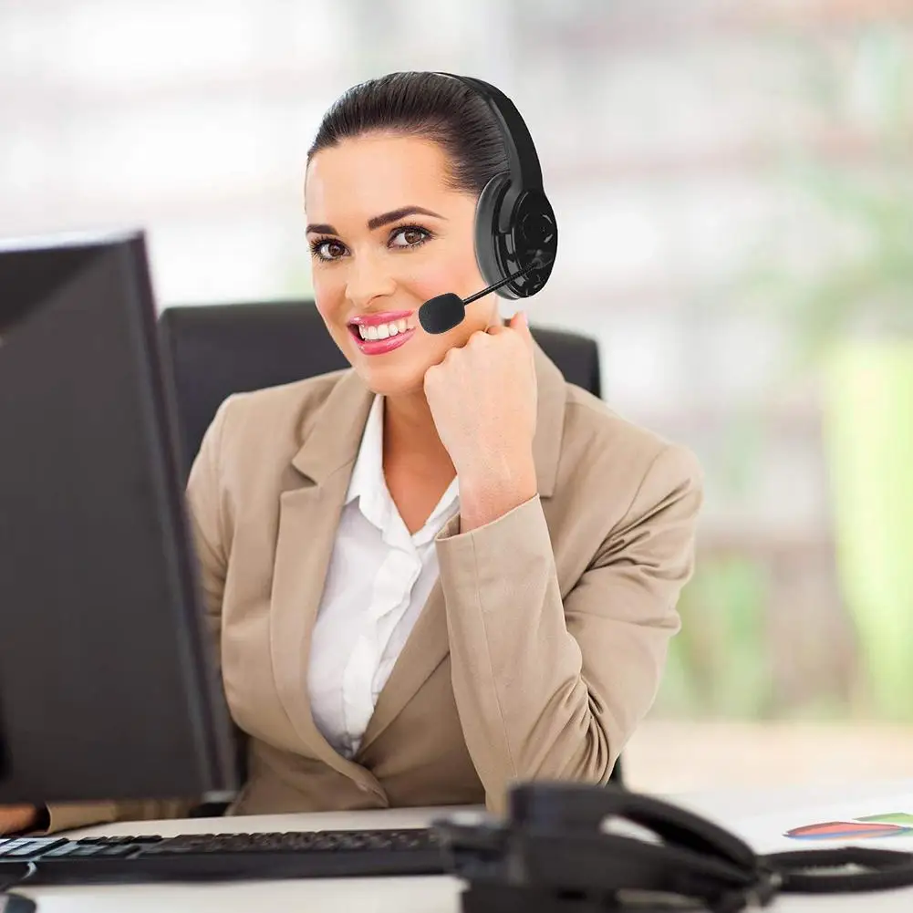 USB Gaming Headset Adjustable Wired Computer Headphones With Microphone Music Gamer Earphones For Laptop PC Skype Office |