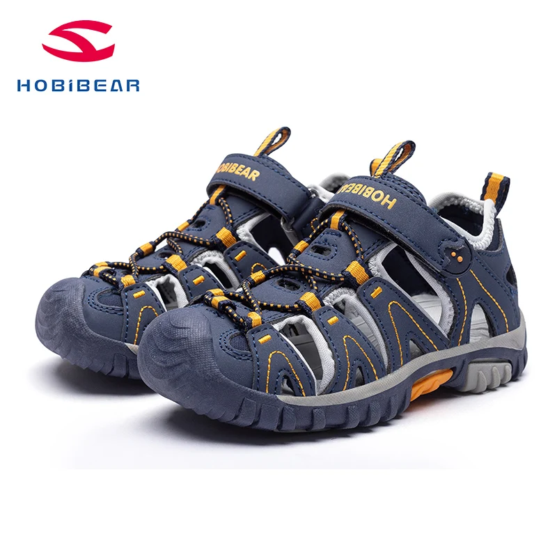 Сандалии для мальчиков Сезон лето Новинка 2020 года Модная детская обувь с мягкой