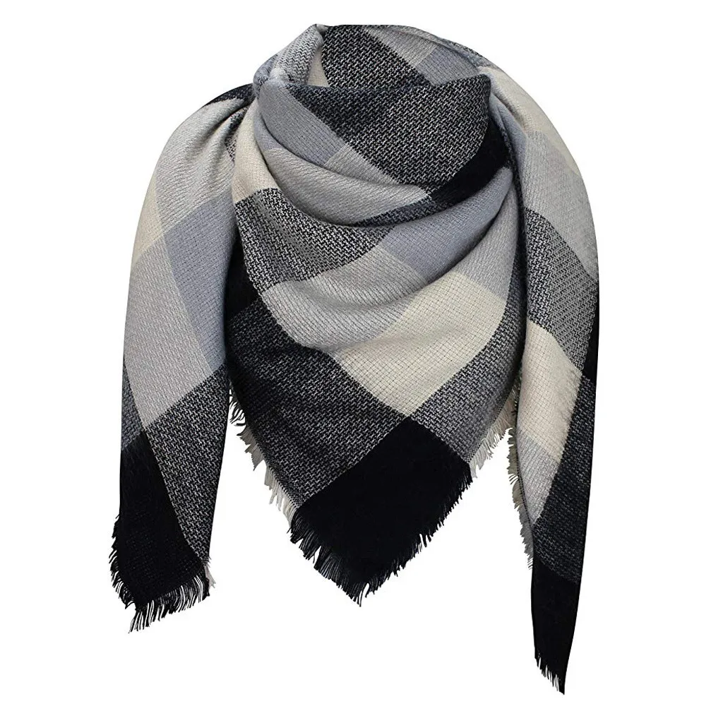 Импортные товары осень и зима новый стиль искусственный кашемир женский широкий