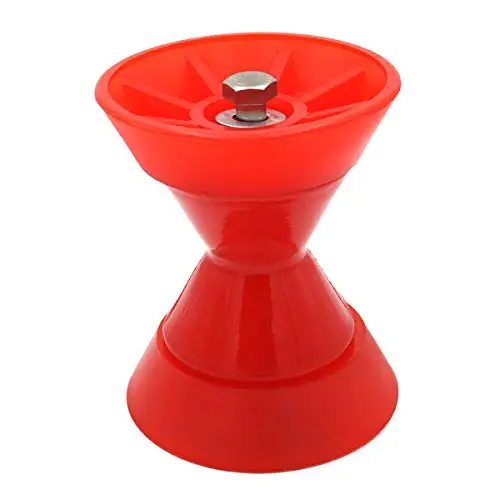 3-дюймовый полиуретановый ролик в сборе вал 1/2 дюйма Не оставляющий следов для