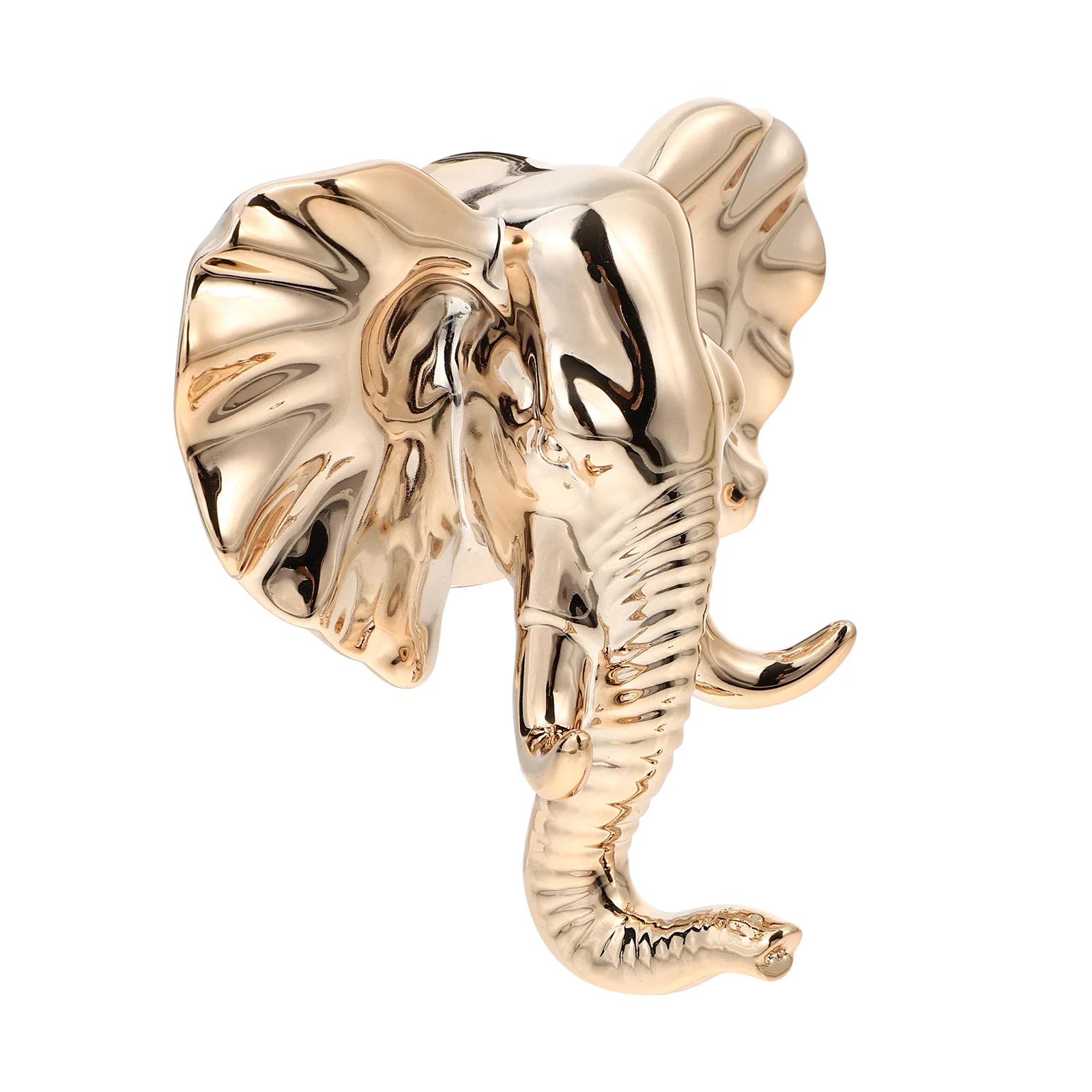 

Resin Animal Head Wall Hook Coat Hat Key Hanger Decorative Sculpture Hook
