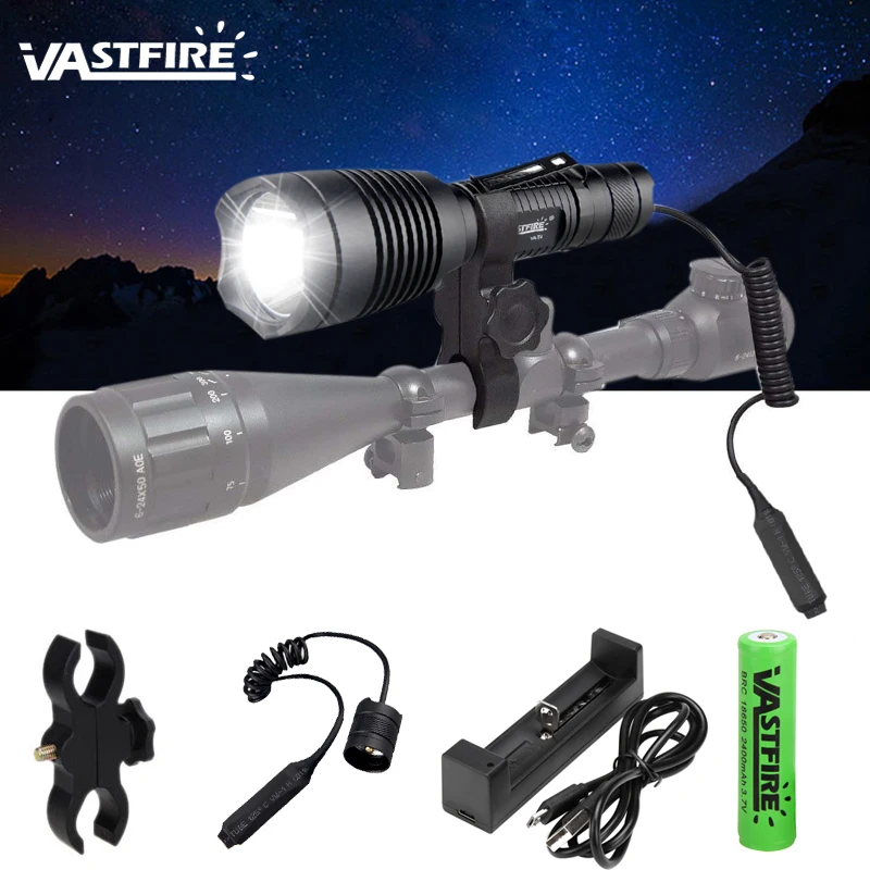 Яркий фонарь для разведчика тактическая Светодиодный вспышка 20 мм охоты на