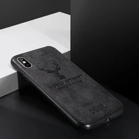 for iphone11 12 13promax minitpu soft shell apple xr xs x 6 6s iphone 7 8plus phone case cloth texture 3d embossed deer case