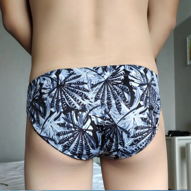 Сексуальное мужское нижнее белье с принтом бикини трусы calzoncillos ropa interior hombre slip homme