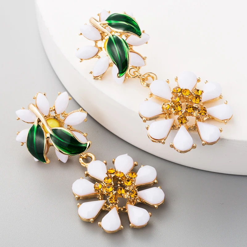 Серебряные антиаллергенные золотые серьги для женщин стильные женские большие