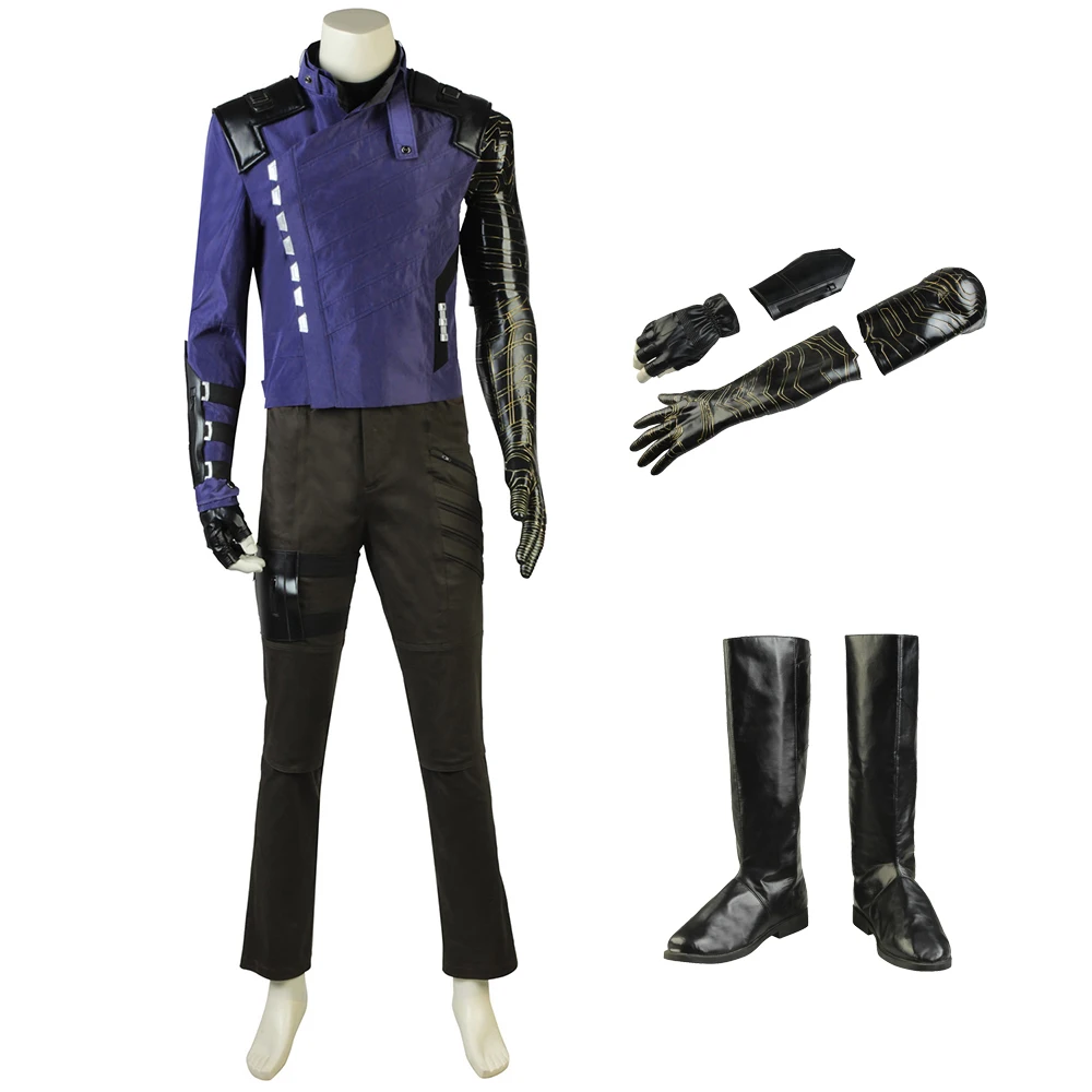 

Infinity War Cosplay Winter Soldier Costume Bucky Barnes Uniform Fancy Halloween Party Outfit Masquerade Fashion Clothes